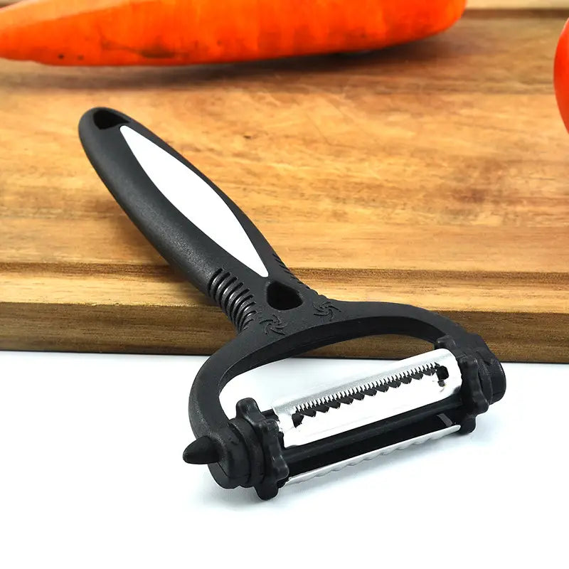 3-in-1 Rotary Fruit and Vegetable Peeler and Slicer